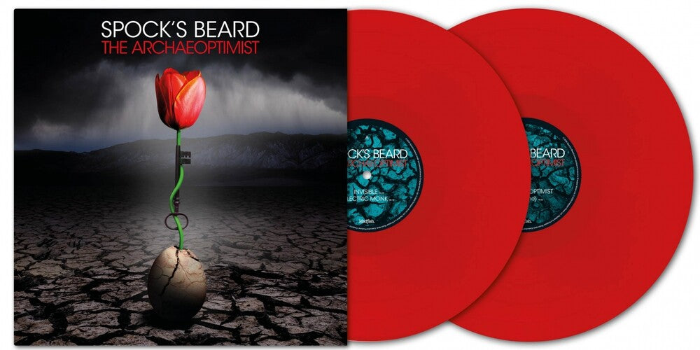 the album cover for Spock's Beard - Archaeoptimist - 140gm Red Vinyl