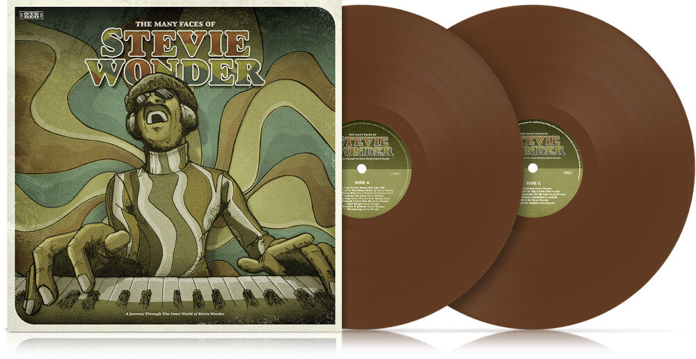 the album cover for Many Faces Of Stevie Wonder / Various - Brown - Many Faces Of Stevie Wonder / Various - Brown