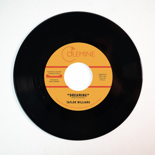 the album cover for Taylor Williams - Dreaming / What About Me