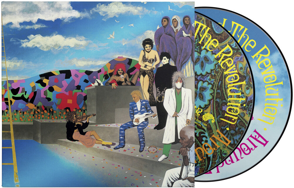 the album cover for Prince & The Revolution - Around The World In A Day