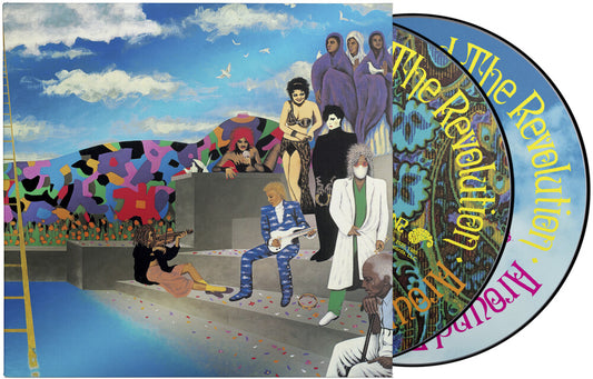 the album cover for Prince & The Revolution - Around The World In A Day