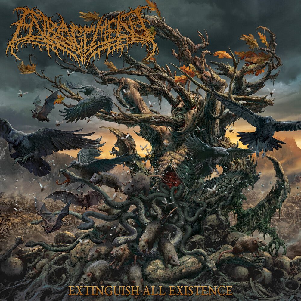 the album cover for Enragement - Extinguish All Existence (Uk)