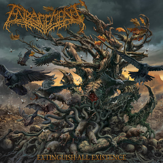 the album cover for Enragement - Extinguish All Existence (Uk)