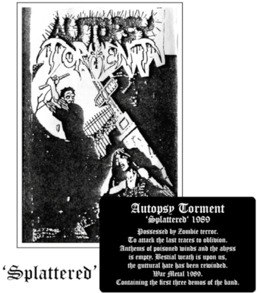 the album cover for Autopsy Torment - Splattered Demo 1989 / Extras