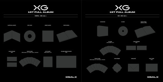 the album cover for XG - Tbd Title/1st Full Album (W/Book) (Gate) (Post)