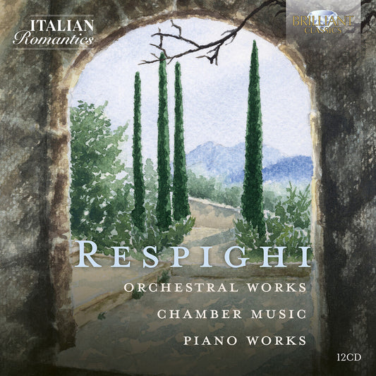 the album cover for Orchestra Sinfonica di Roma - Respighi Collection (Italian Romatics Series)