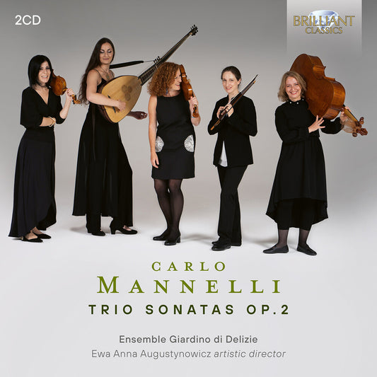 Pre-Order: Ensemble Giardino di Delizie - Mannelli: Trio Sonatas Op. 2 [CD]
