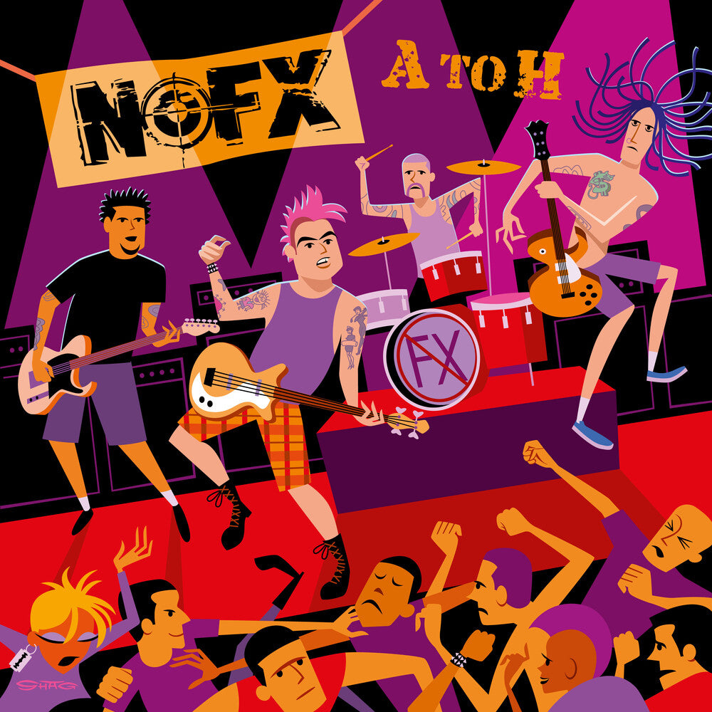 the album cover for NOFX - A To H