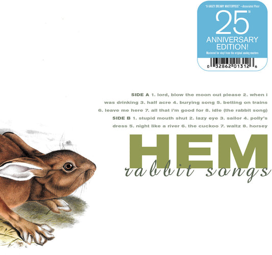 the album cover for Hem - Rabbit Songs (Aniv)