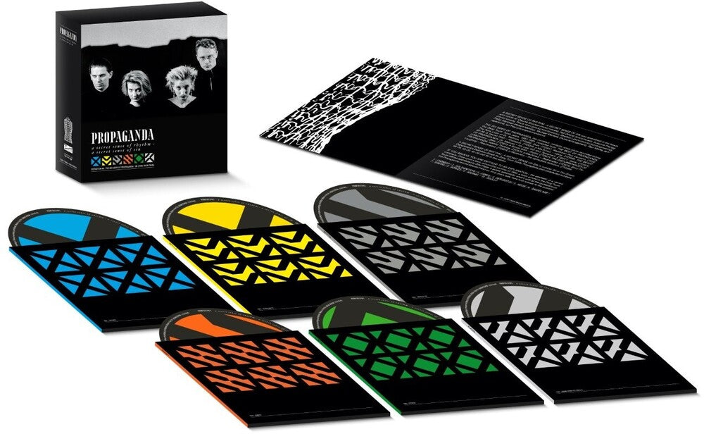 the album cover for Propaganda - Secret Sense Of Rhythm A Secret Sense Of Sin (The Complete ZTT Propaganda)