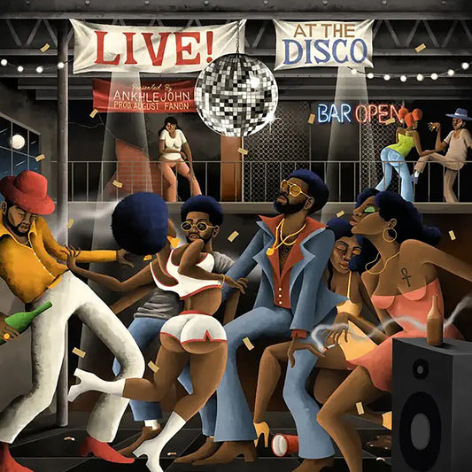 the album cover for Ankhlejohn / August Fanon - Live At The Disco [Limited Edition]