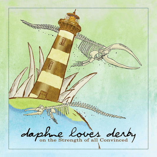 the album cover for Daphne Loves Derby - On The Strength Of All Convinced - Gold [Colored Vinyl]