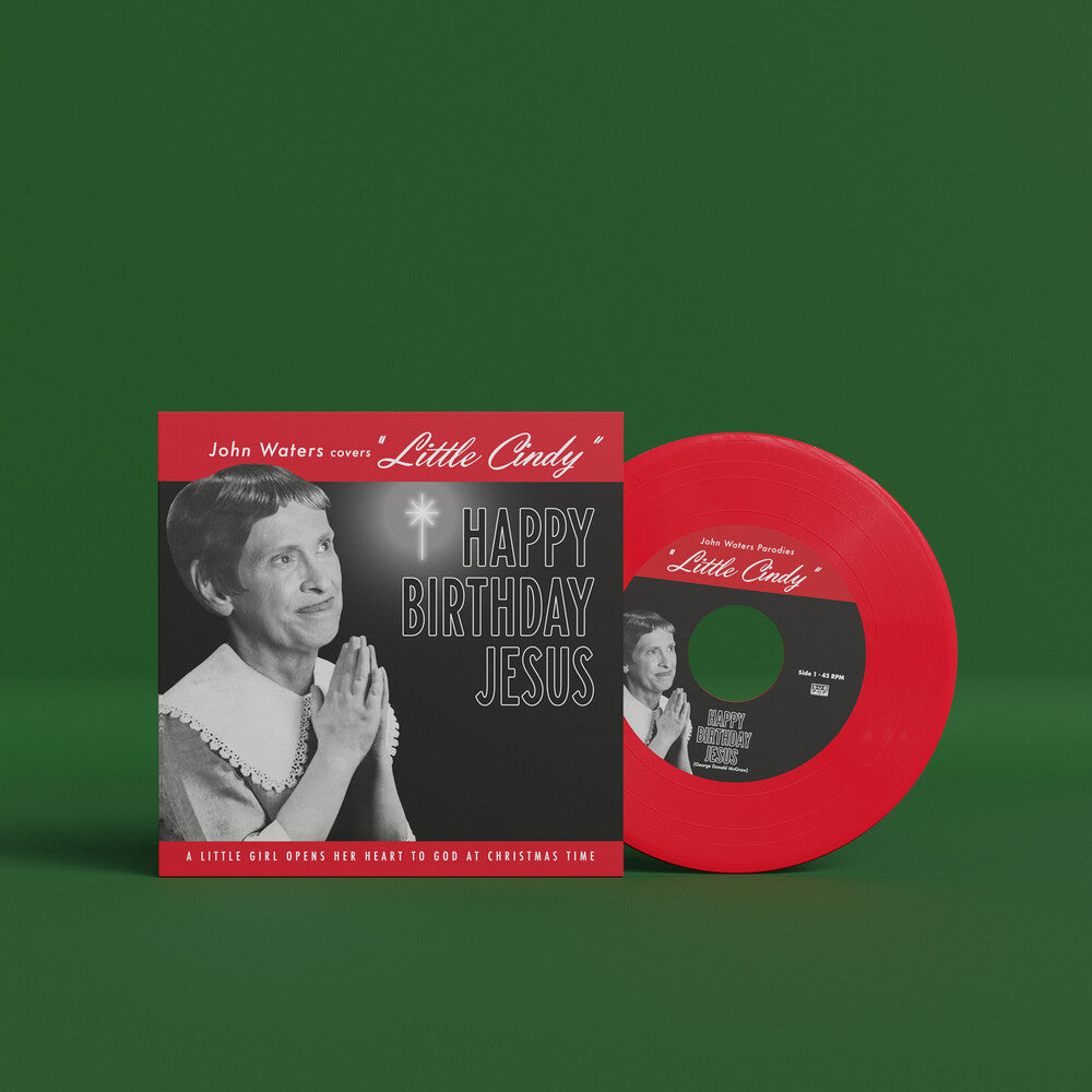 the album cover for John Waters - John Waters Covers Little Cindy - Red [Colored Vinyl] (Red)