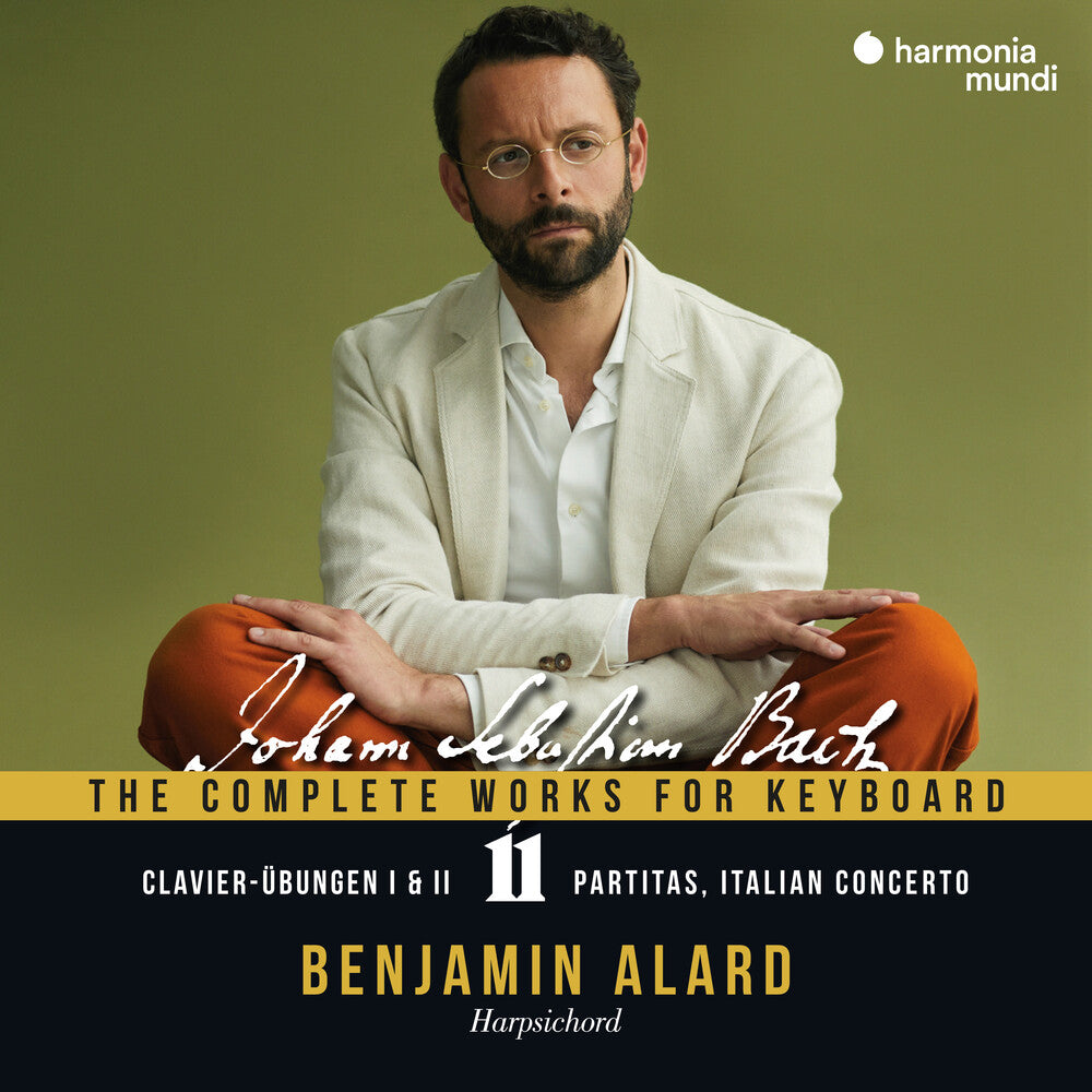 the album cover for Benjamin Alard - Bach: Complete Works For Keyboard Vol. 11