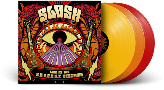 the album cover for Slash - Live at the S.E.R.P.E.N.T Festival [Tri-Color 3LP]