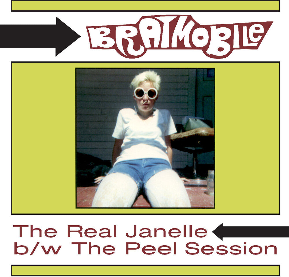 the album cover for Bratmobile - The Real Janelle / The Peel Session [RSD Black Friday 2025]