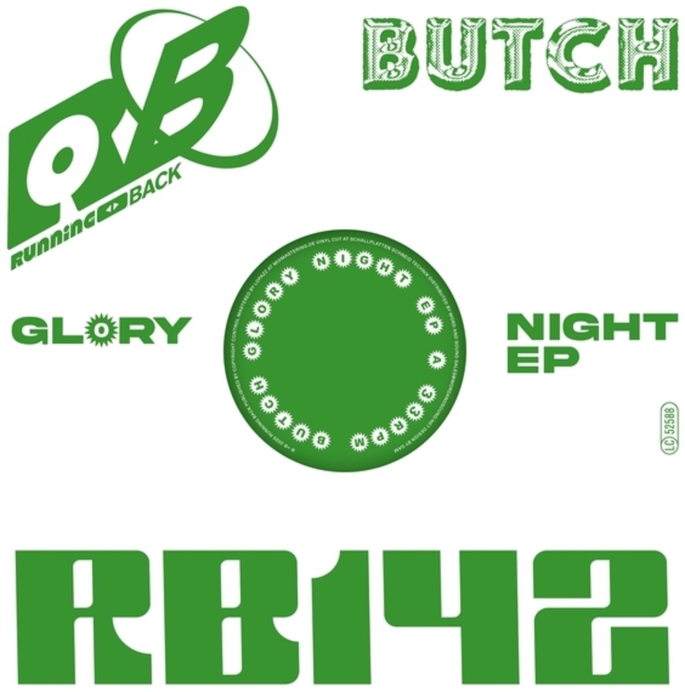 the album cover for Butch - Glory Night (Ep)