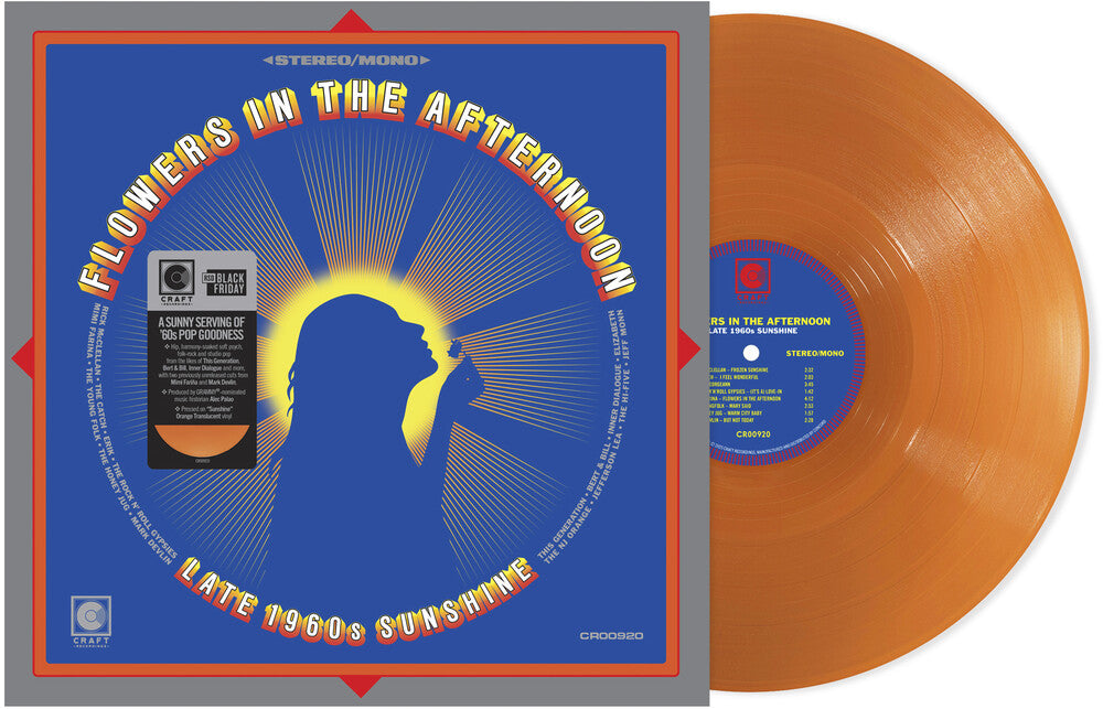 the album cover for Various Artists - Flowers In The Afternoon: Late 1960's Sunshine [RSD Black Friday 2025]