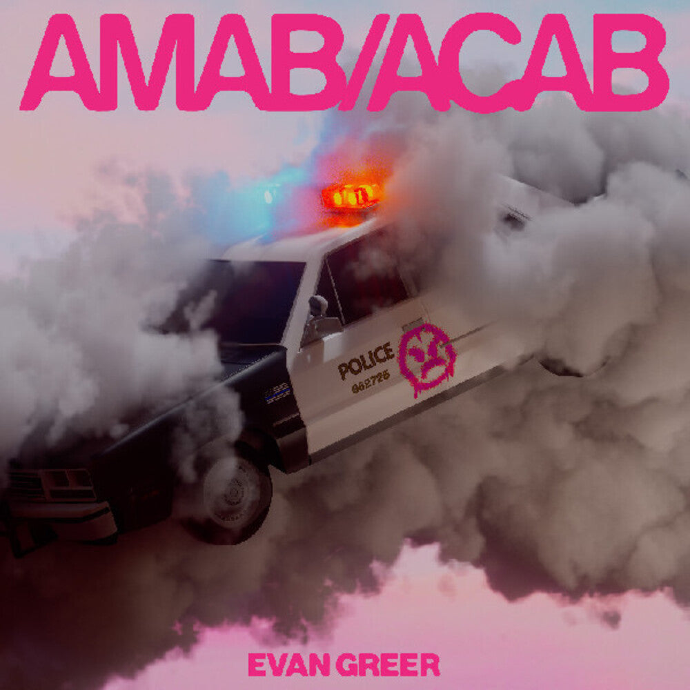 the album cover for Evan Greer - Amab/Acab [Clear Vinyl] (Pnk)