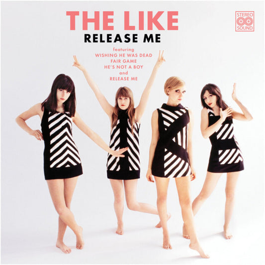 the album cover for Like - Release Me - Pink Swirl