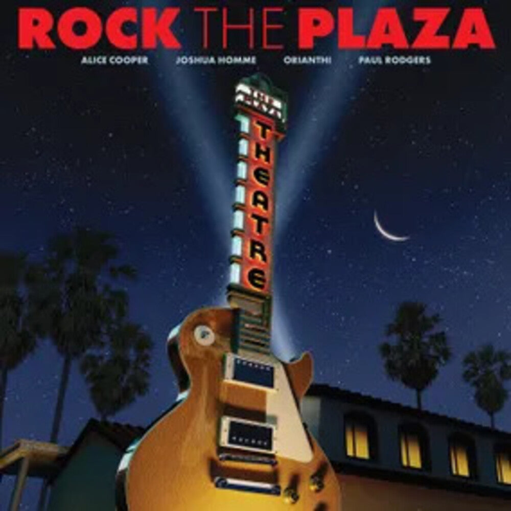 the album cover for Various Artists - Rock The Plaza: Concert To Save The Historic Plaza Theatre In Palm Springs [RSD Black Friday 2025]