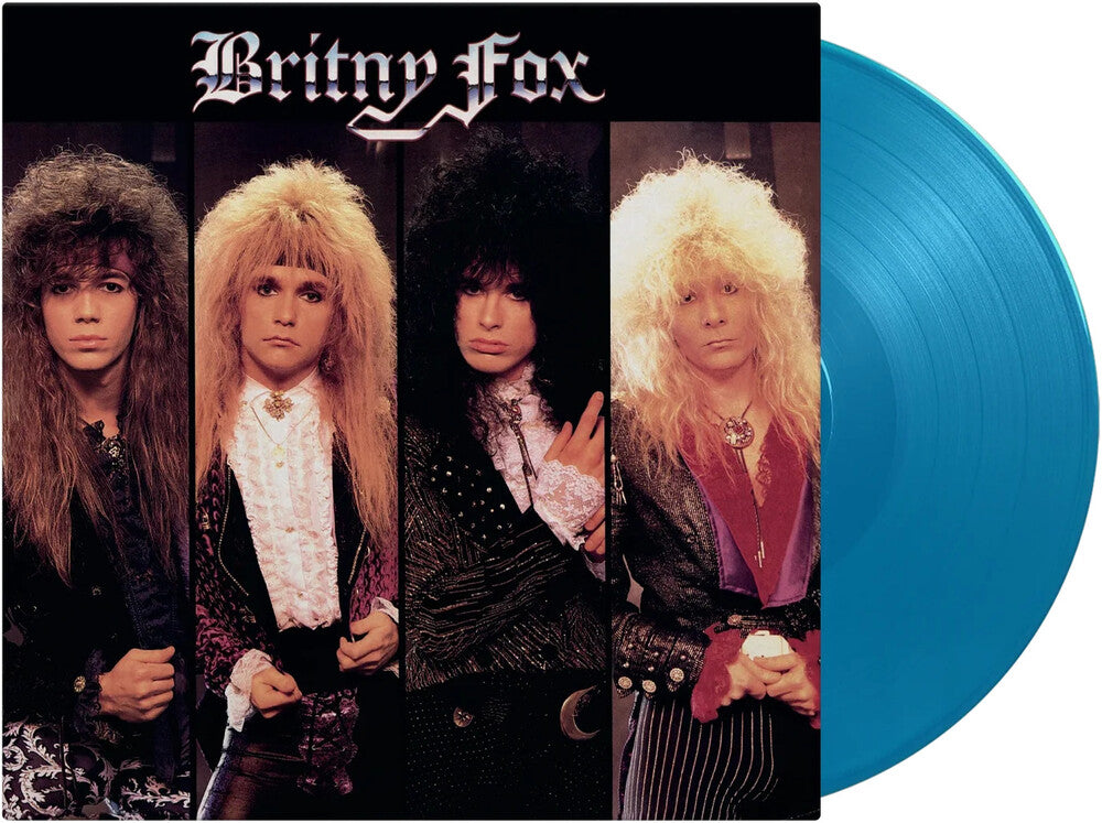 the album cover for Britny Fox - Britny Fox [180 Gram Blue Vinyl]