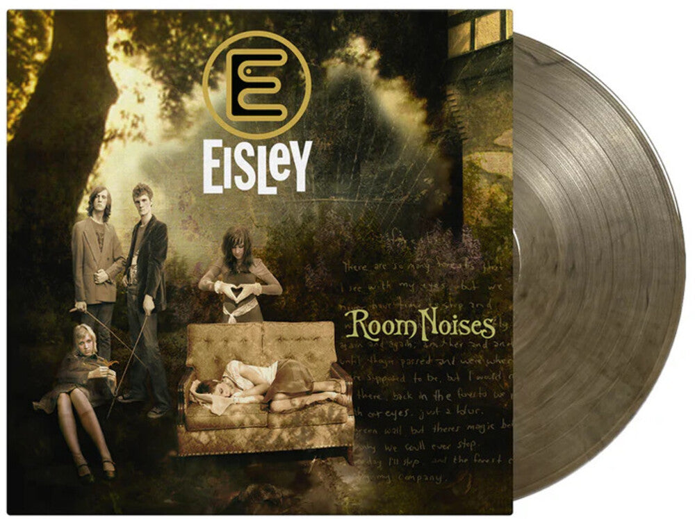 the album cover for Eisley - Room Noises [Crystal Clear & Black Marble 180 Gram Vinyl]