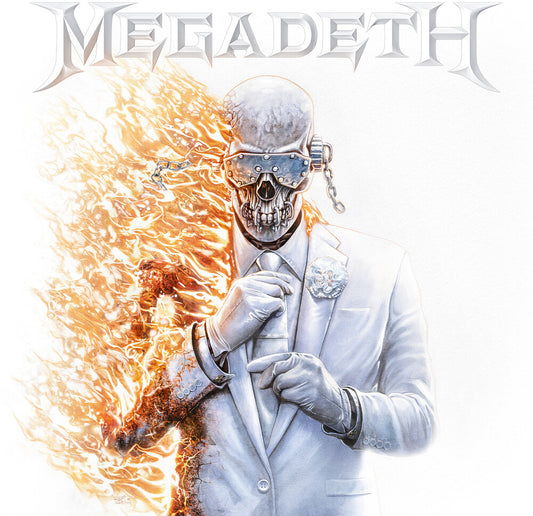 the album cover for Megadeth - Megadeth [Indie Exclusive Crystal Red Organza Vinyl]