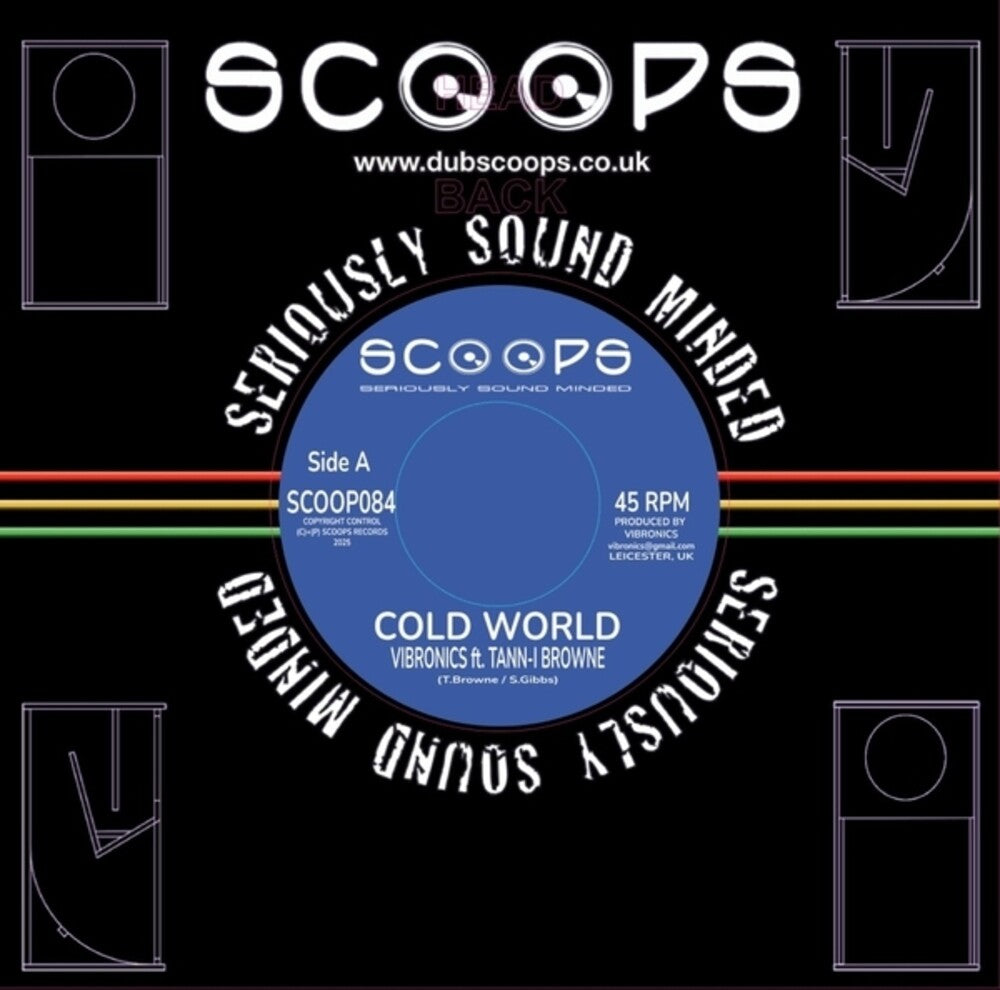 the album cover for Vibronics / Tann Browne -I - Cold World (Ep)