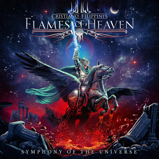 the album cover for Cristiano Filippini  Flames Of Heaven - Symphony Of The Universe (Bonus Track)