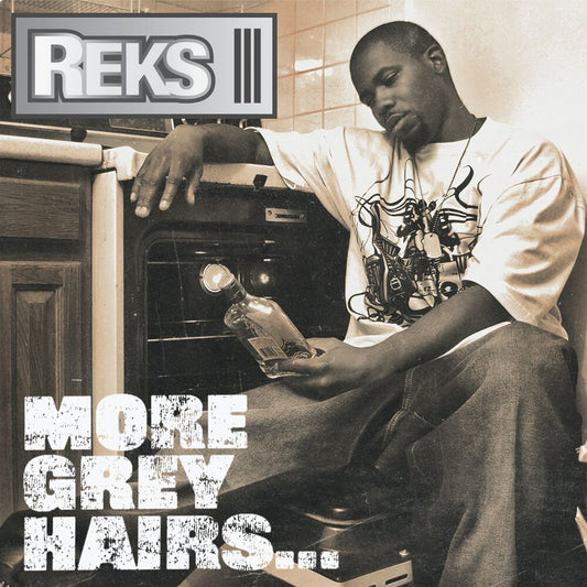 the album cover for Reks - More Grey Hairs