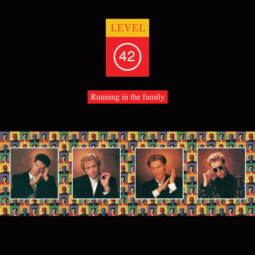 the album cover for Level 42 - Running In The Family