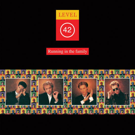 the album cover for Level 42 - Running In The Family