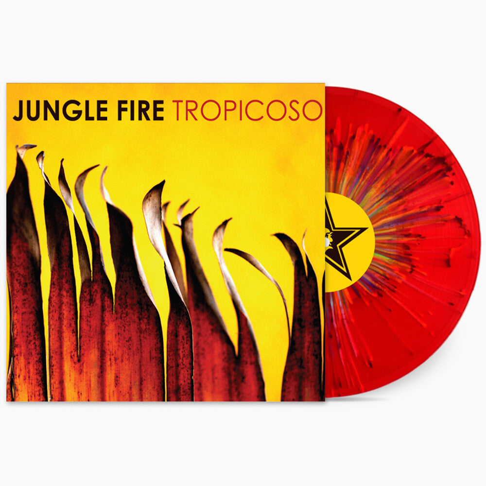 the album cover for Jungle Fire - Tropicoso [Colored Vinyl] [Limited Edition] (Red) (Spla)
