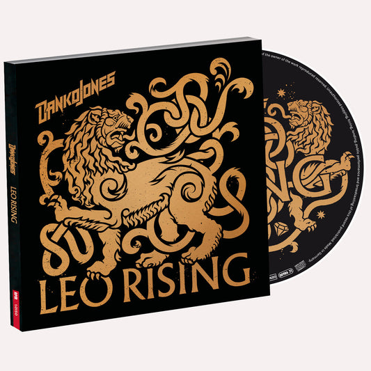 the album cover for Danko Jones - Leo Rising