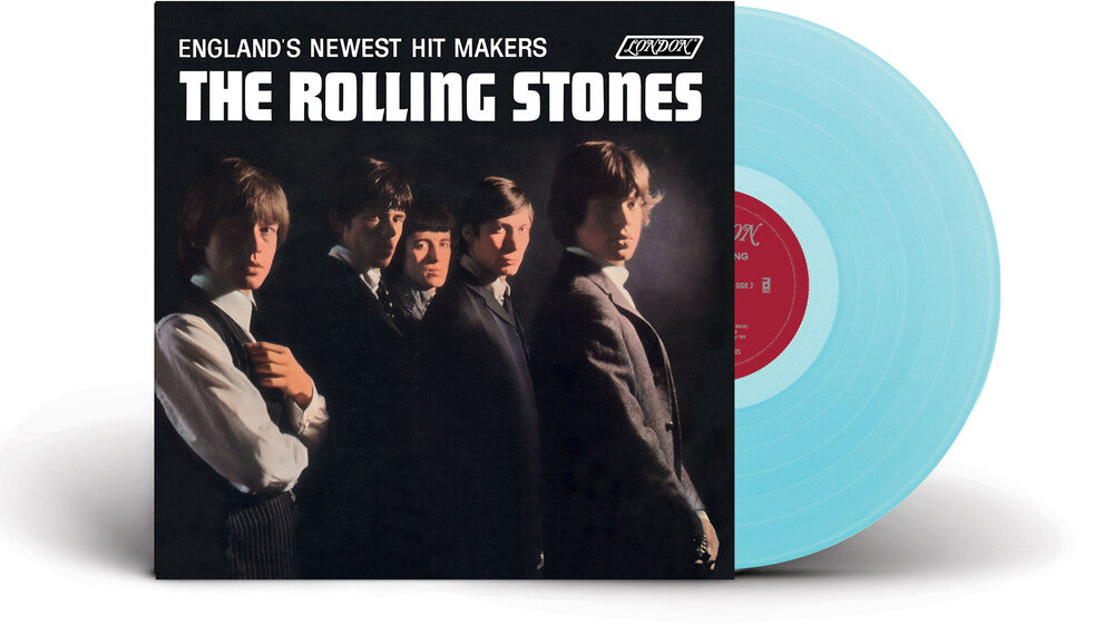 the album cover for Rolling Stones - England's Newest Hit Makers [Colored Vinyl] [180 Gram] (Teal)