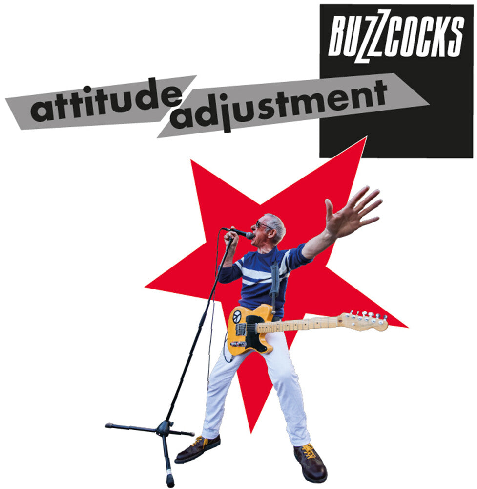 the album cover for Buzzcocks - Attitude Adjustment