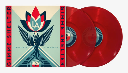 the album cover for Gimme Shelter: Songs For La Fire Relief / Various - Gimme Shelter: Songs For La Fire Relief / Various