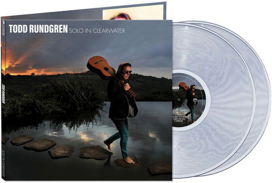 the album cover for Todd Rundgren - Solo In Clearwater [Clear LP]