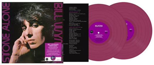 the album cover for Bill Wyman - Stone Alone: 50th Anniversary [Colored Vinyl] (Ofgv) (Purp)