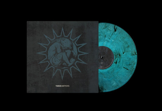 the album cover for Thrice - Identity Crisis (25th Anniversary Edition) [Sea Blue Smoke Colour LP]