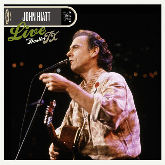 the album cover for John Hiatt - Live From Austin Tx [Colored Vinyl] (Gate) (Oliv)