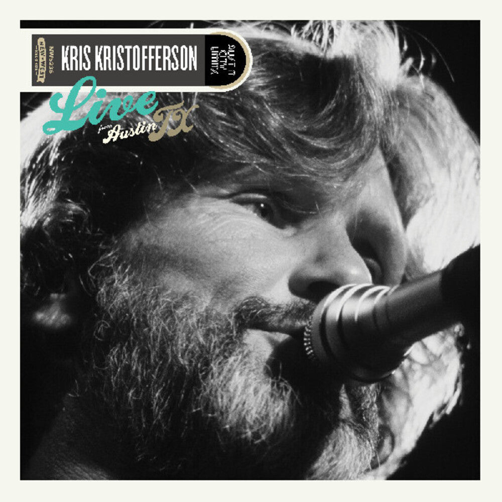 the album cover for Kris Kristofferson - Live From Austin Tx [Colored Vinyl] (Gate) (Spla)