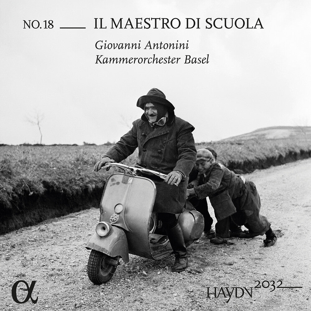 the album cover for Giovanni Antonini - Haydn 2032 Vol. 18 - Il Maestro Di Scuola