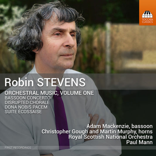 the album cover for Alison Murray - Robin Stevens: Orchestral Music Vol. 1