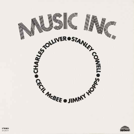 the album cover for Charles Tolliver  / Cowell,Stanley - Music Inc