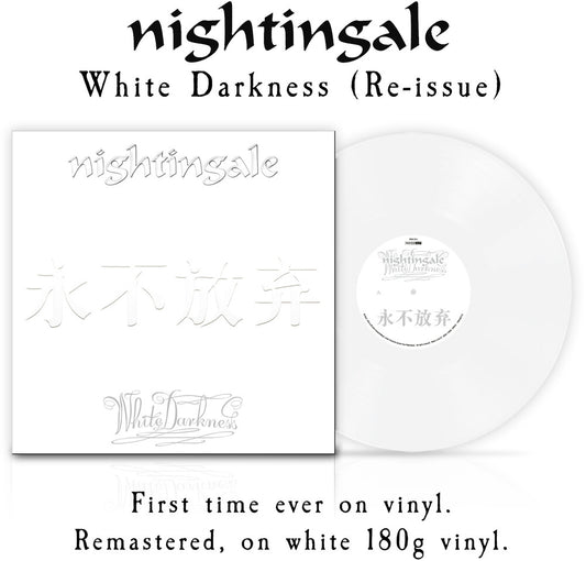 the album cover for Nightingale - White Darkness [Colored Vinyl] [180 Gram] (Wht) [Reissue]
