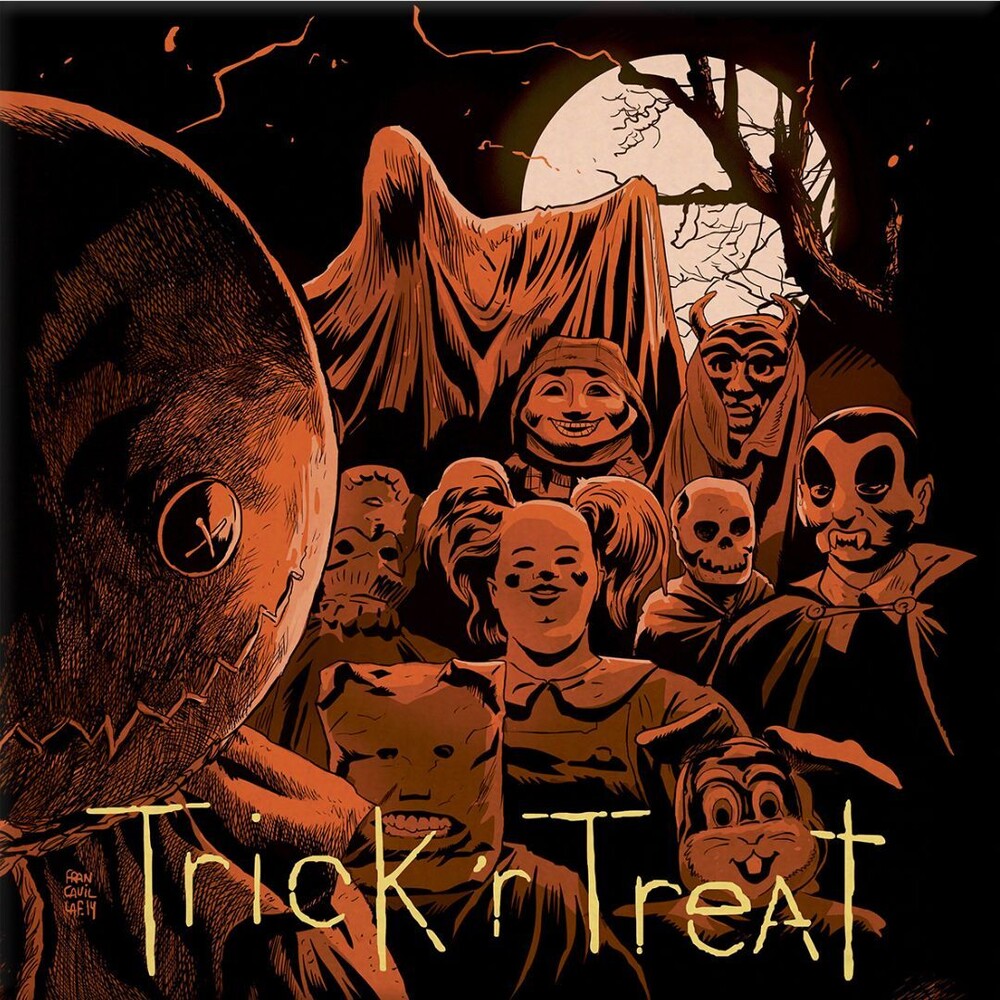 the album cover for Douglas Pipes  (Colv) (Gate) (Org) (Red) (Smok) - Trick 'r' Treat - O.S.T. [Colored Vinyl] (Gate) (Org) (Red)