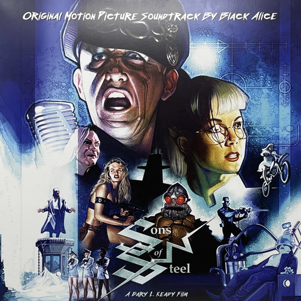 the album cover for Black Alice (Colv) (Slv) - Sons Of Steel - O.S.T. [Colored Vinyl] (Slv)