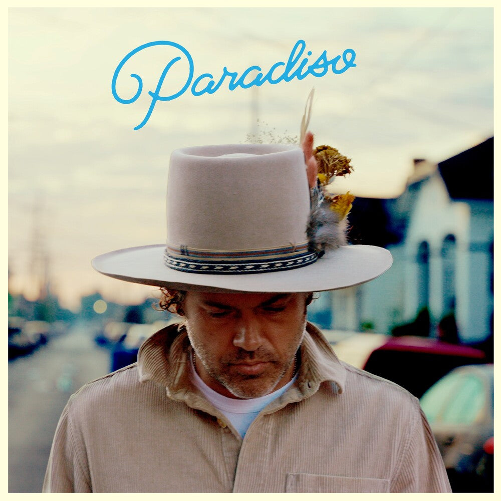the album cover for Scott Ballew - Paradiso (Blue) [Colored Vinyl] [Limited Edition] (Auto)